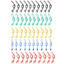 50Pcs 50cm 5Color Gold 2mm Banana Plug Cable M/M For Test Probe Instrument Meter