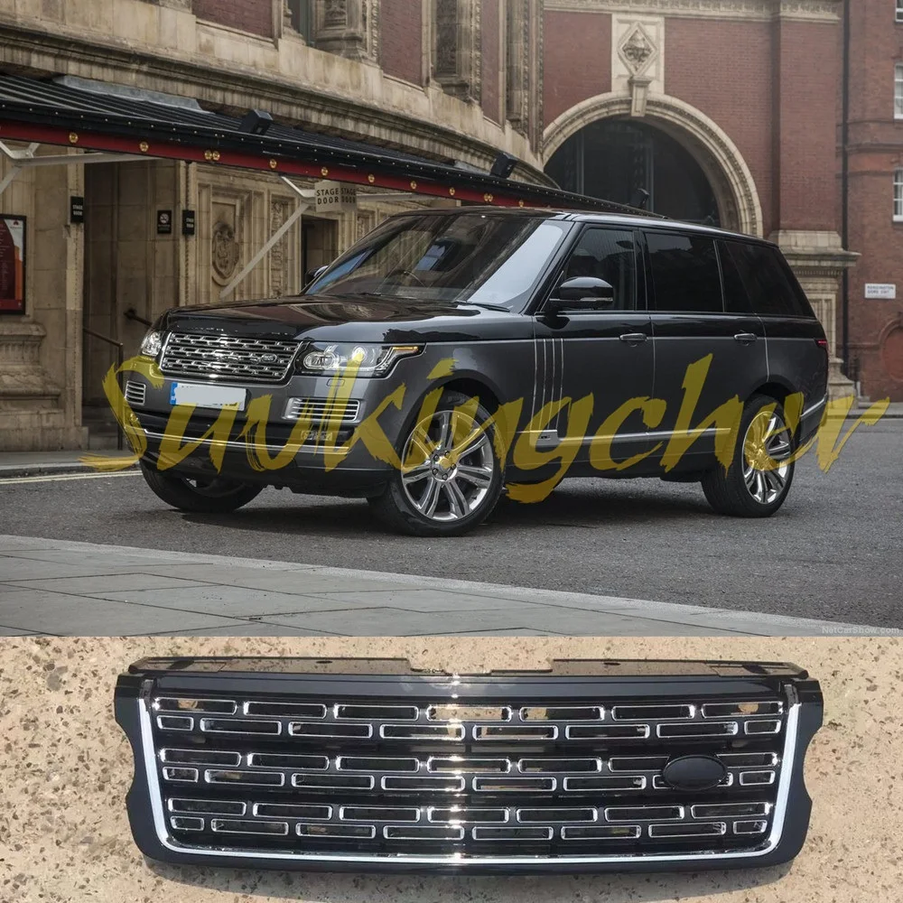 Передняя сетчатая решетка для Land Rover Range Vogue 2013 2014 2015 2016 2017 гриль|front grill|mesh grillegrill front