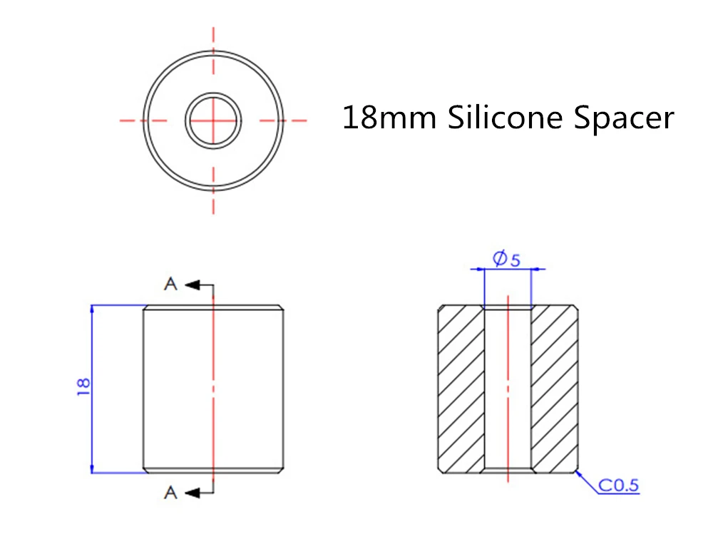 silicone spacer detail 7