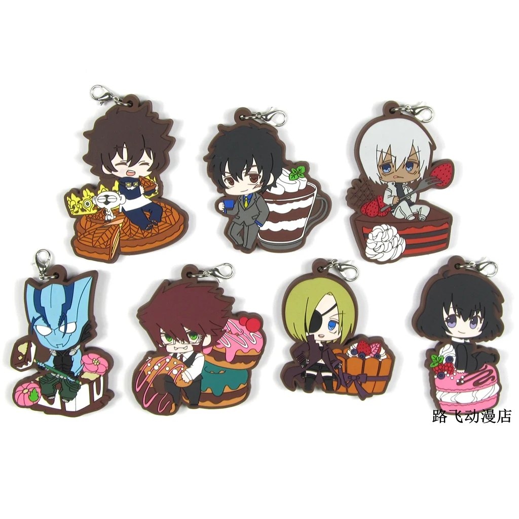 

Blood Blockade Battlefront Action Figure Anime Model Klaus V Reinherz Leonardo Watch Zapp Renfro Chain Sumeragi Rubber Pendant