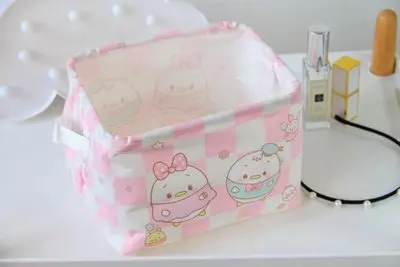 Складной корзина для белья мультфильм My Melody рисунок «Hello Kitty» супер-прорастания Одежда Корзина Игрушка Бюстгальтер Носок корзина для хранения/ведро - Цвет: D