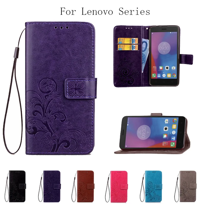 

Fashion Printing PU Leather Phone Case Wallet Cover For Lenovo K6 Note K6 Power S1 Lite Flip Stand Book Capa Soft TPU Back Cover
