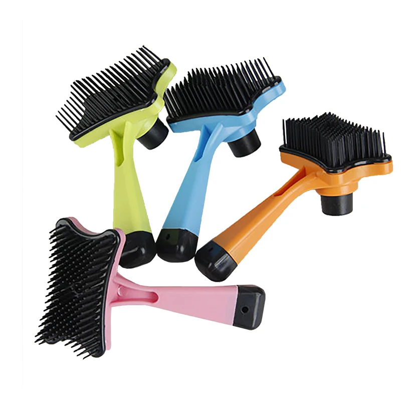 

Multi-purpose Pet Dog Cat Brush Hair Fur Shedding Trimmer Grooming Rake Professional Removal Comb Detachable Plastic Tool