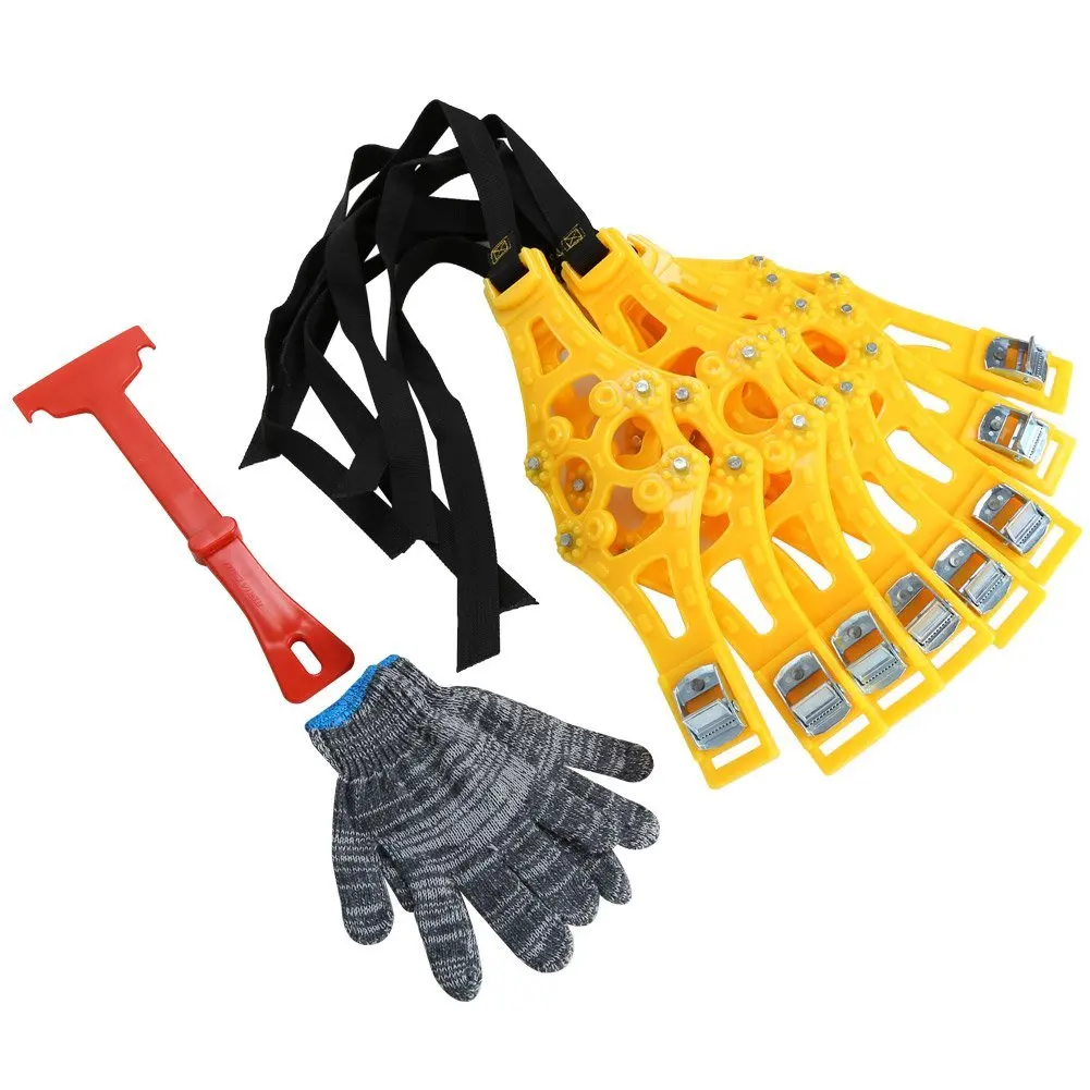 Easy to Install Snow Tire Chains Anti-slip Chains Fit for Most Car SUV Truck