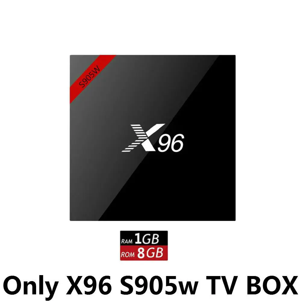 Yojia 4K медиаплеер X96w Смарт ТВ приставка Android 7,1 Amlogic S905w 1 ГБ/8 ГБ 2 ГБ/16 ГБ X96 ТВ приставка X96w приставка DLNA - Цвет: 1G8G