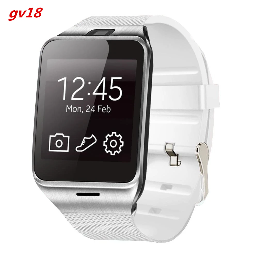 Bluetooth font b Smart b font font b Watch b font GV18 For Apple iphone IOS