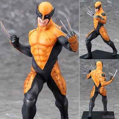 

1/10 ARTFX+ X-MEN Wolverine Super Hero Captain America Marvel PVC X-MEN Model Gift Action Figure Doll Boy 18cm