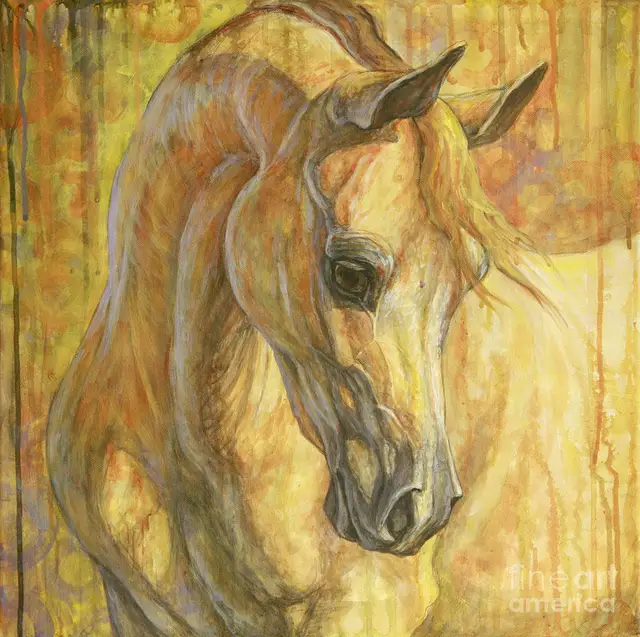 famous paintings of horses Gentle Spirit abstract modern art for home