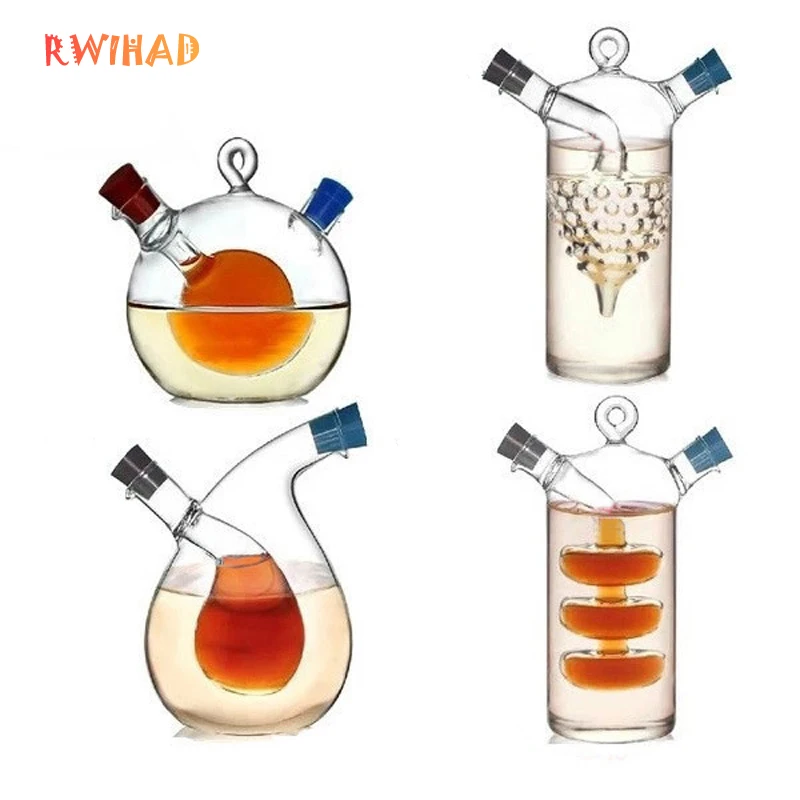 

High temperature oil jar spice bottle vinegar glass bottle sauce glass jar sealed seasoning Dual-use bottles