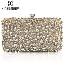 Сумки для женщин Бриллиантовая вечерняя сумочка хрустальные вечерние сумки дамские банкетные сумочки модные сумочки для выпускного вечера клатч Сумки через плечо