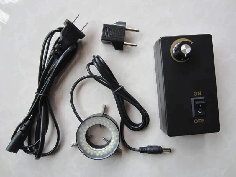 

2018 48pcs Adjustable LED Ring Lamp White Color Light for Stereo Microscope CCD AC90-240V with Inner Diameter 30mm