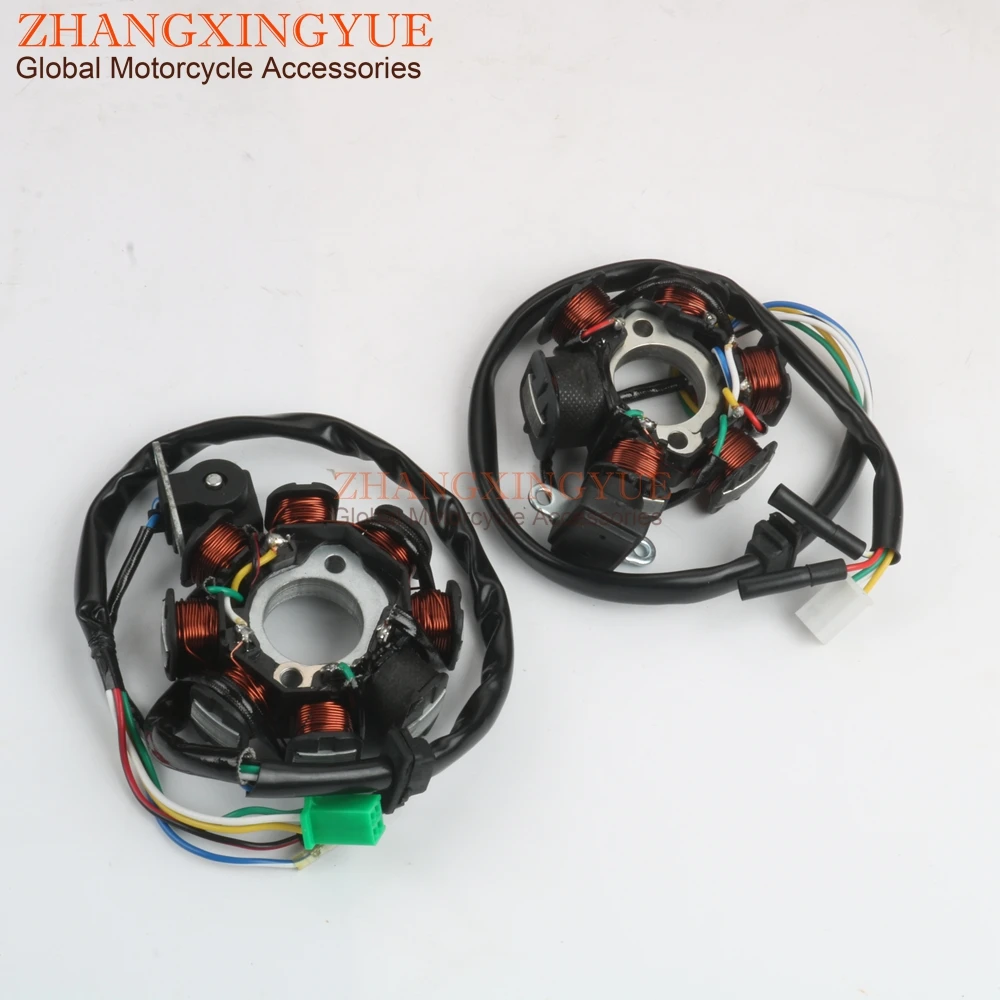 Скутер статор 6 8 полюс катушки для MUZ/MZ Moskito R 125cc GY6 125/150 152QMI 157QMJ 4 тактный|Охлаждение