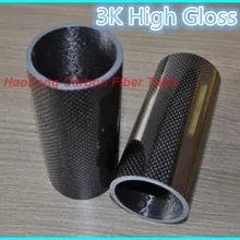 2 шт 30 мм OD x 20 мм ID x 1000 мм(1 м) рулон 3k Углеродное волокно трубка/труба/вал, крыло трубка квадрокоптера рука гекскоптера 30*20