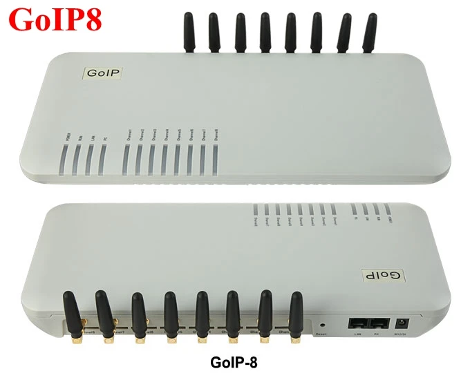 GoIP 8 Порты GSM шлюз/голосовой sip-шлюз/IP шлюз gsm/GoIP 8-межсетевое сопряжение voip gsm 8 каналов-лучшая