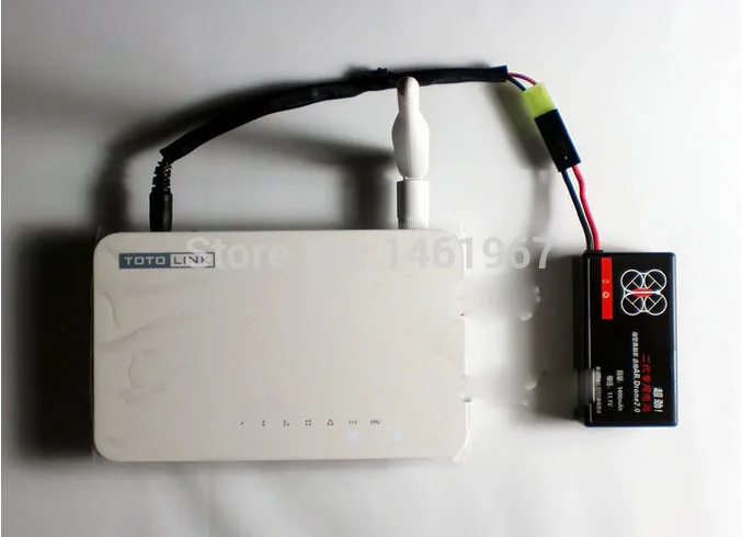 

AR.Drone 2.0 aircraft Wifi signal amplifier / repeater route easily control up to 100 meters Without battery
