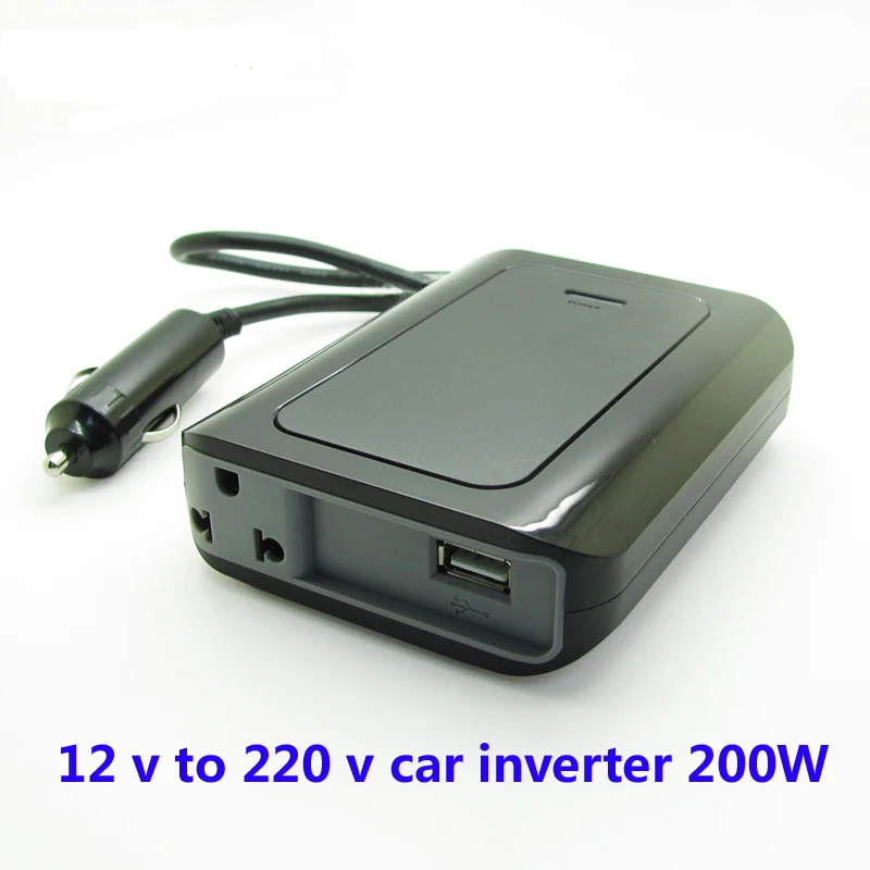 Ultrathin SUVPR 12 v to 220 v car inverter 200W auto voltage converter