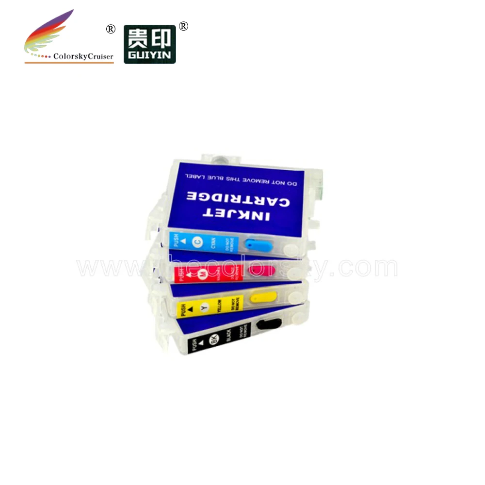 

(RCE1661) refill ink cartridge for Epson ME10 ME101 ME 10 101 T1661 T1662 T1663 T1664 KCMY free shipping