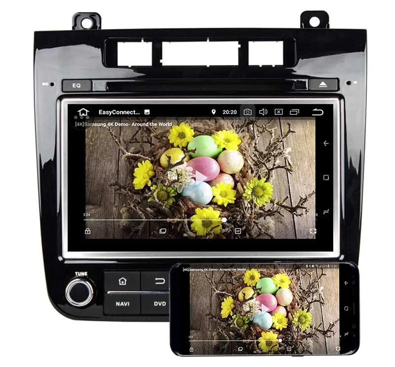 Sale Belsee Octa Core Ram 4GB Android 8.0 GPS Navigation DVD Player System Radio for Volkswagen V W forTouareg 2011 2012 2013 2014 6