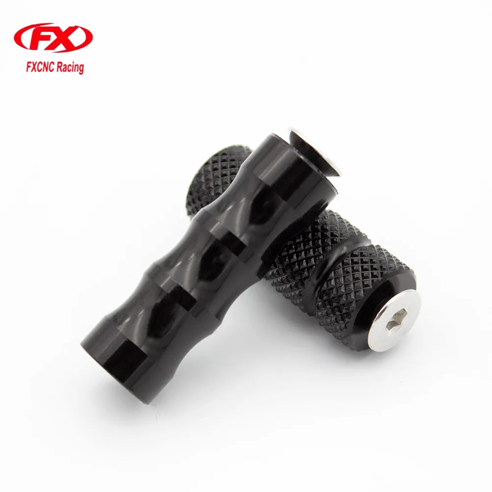 6MM CNC Footrest Universal Motorcycle Footpegs Footrests Foot Rest Peg Pedals For Kawasaki ZX6R ZX636 ZX9R ZX10R | Автомобили и