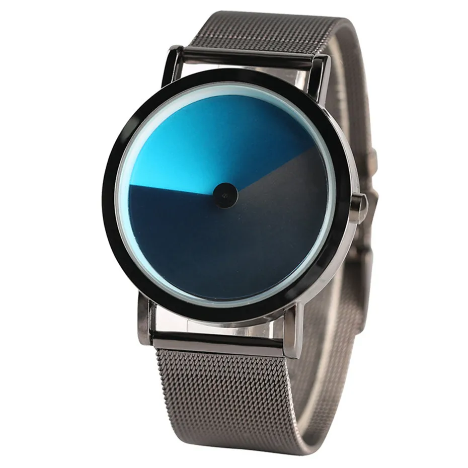 Business Creative Sport Stainless Steel Strap Analog Fashion Quartz WristWatch colorful Turntable Male Relogio Gift Bag (18)