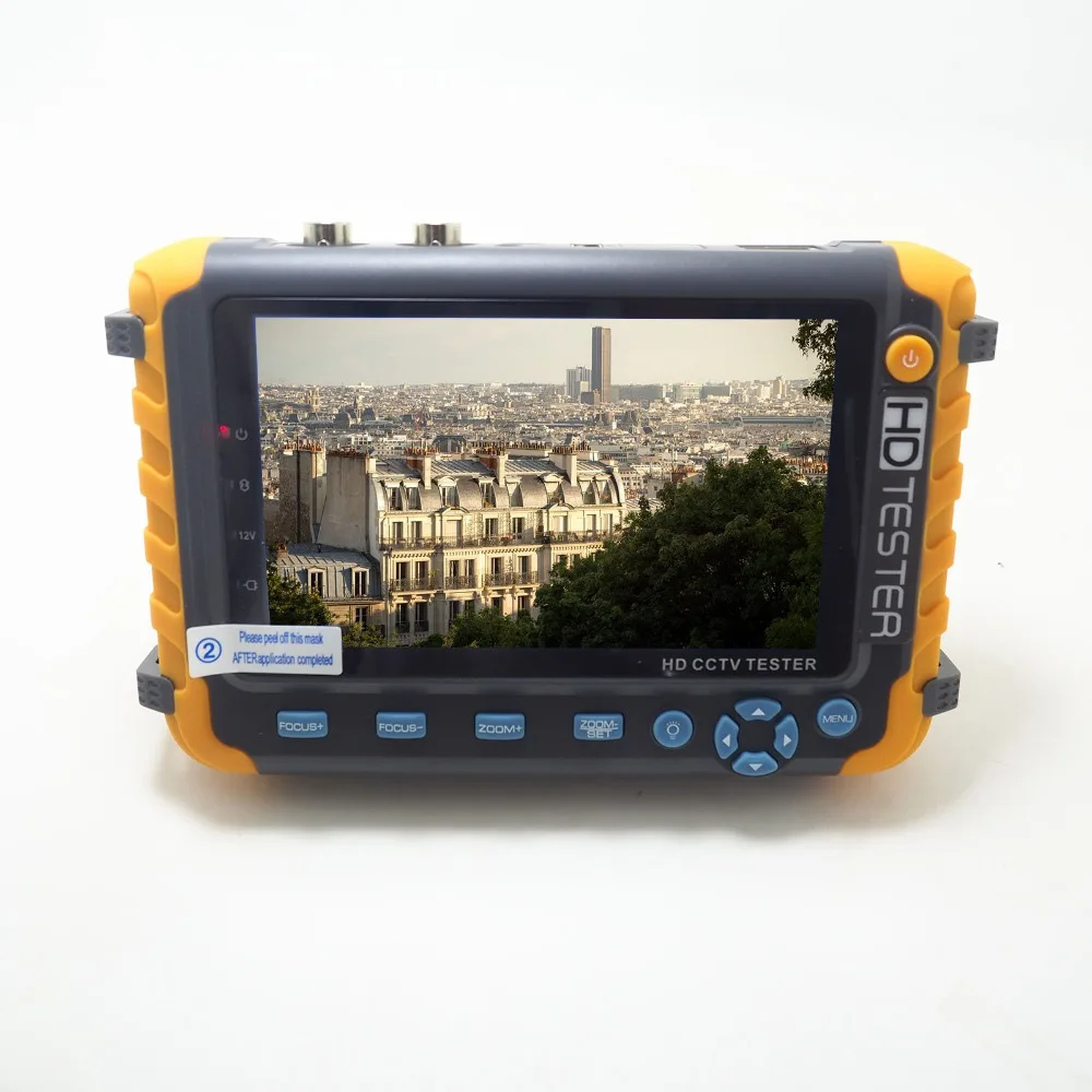 5 дюймов TFT lcd HD 5MP TVI AHD CVI CVBS Аналоговый тестер камеры безопасности монитор все в одном CCTV тестер VGA HDMI вход IV8W