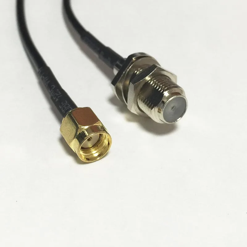 New Modem Coaxial Cable RP-SMA Male Plug Switch F Female Jack Connector RG174 Cable Pigtail 20CM 8inch Adapter RF Jumper