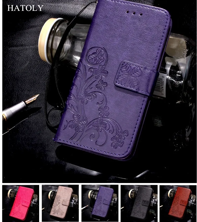 

HATOLY For Case LG Stylus 3 Cover Flip Leather & TPU Kickstand Case For LG Stylus 3 Case For LG K10 Pro LS777 M400DK Card Slot