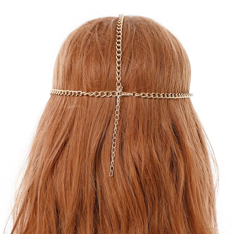 Sexy Women Masquerade Mask Head Face Chain for Ballroom Party Belly Dancing Stage Performance Ladies Body Jewelry