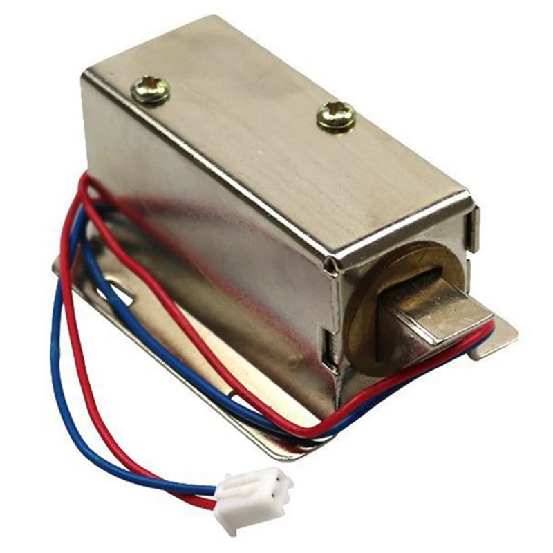 Электрический замок двери Соленоидный клапан серебро