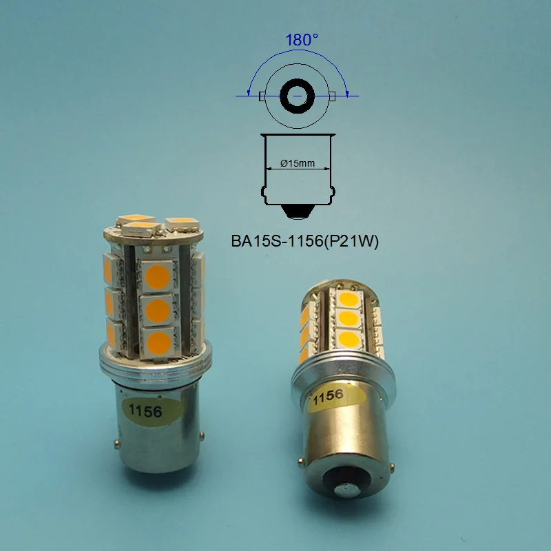 P21/5W BA15S LED Bulbs1056 Auto Fog Brake Lights Tail Turn 5050 Led Light R5W Lamp parking Reserve Lights light source