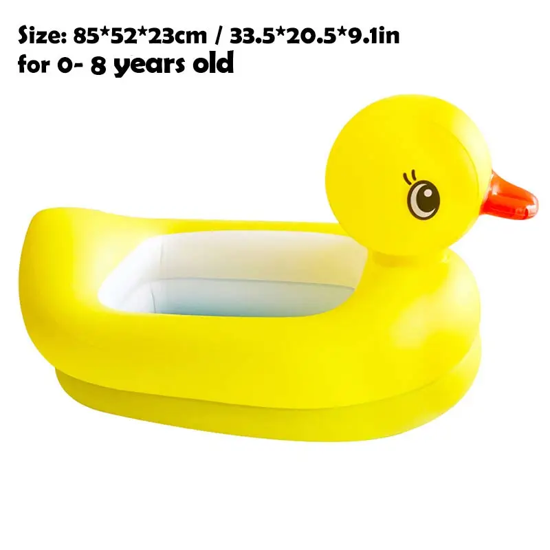 Надувные детские ванночки для купания новорожденных, уплотненные Мультяшные портативные безопасные плотные ванночки для новорожденных, сохраняющие тепло, плавательный бассейн ming - Цвет: 04