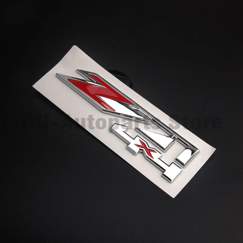 Z71 4x4 наклейка с эмблемой новый красный хром для Chevrolet Silverado GMC Sierra Tahoe Truck|car sticker|chrome