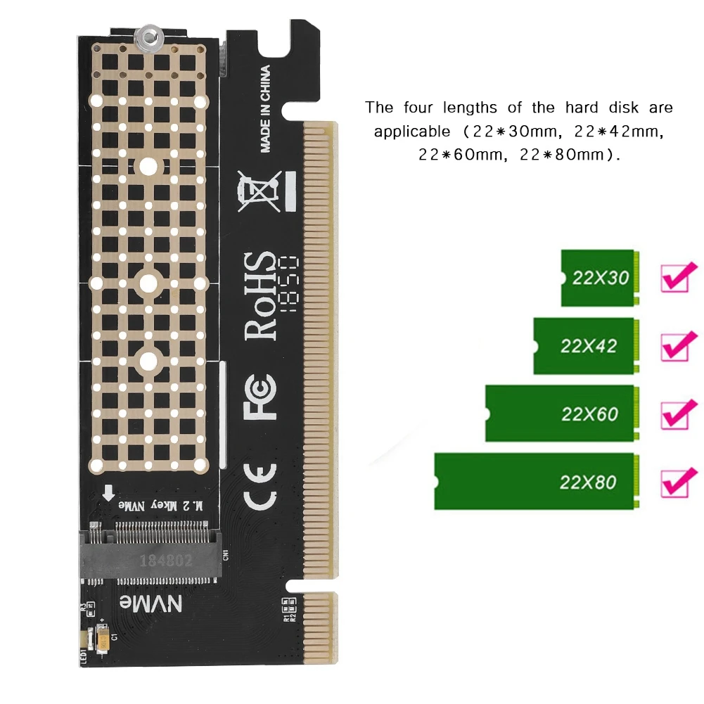 MX16 PCIE 3,0 M.2 NVME конвертер SSD Extender м Ключ адаптер для жесткого диска карты Новое поступление