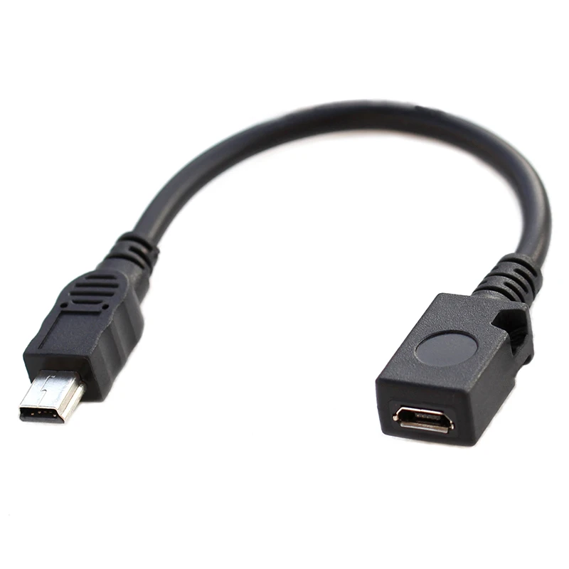 MINI USB a Micro 5pin hembra, adaptador de carga de datos, cable convertidor|mini usb|usb mini usb - AliExpress