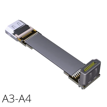 

HDMI 2.0 Cable 90/270 Degree Angle HDMI to HDMI Female Extension cord Cable 60HZ 2K*4K 1080P 3D for TV PC Projector PS3 PS4 A3A4