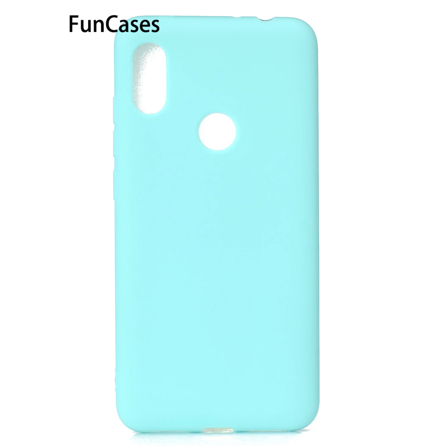 Murni Putih Ponsel Shell untuk Telepon Huawei Y6 2019 Coque Iphone Ponsel S Casa Huawei Capa Kehormatan 8A Bermain Lembut TPU Case