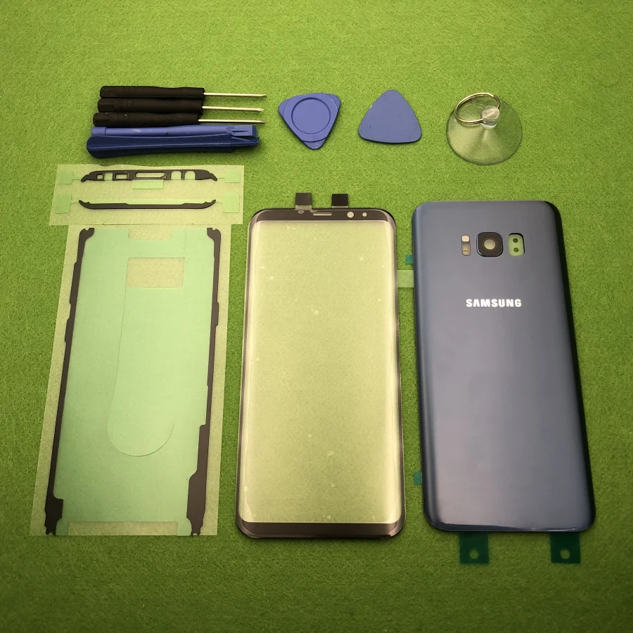 Оригинальный стеклянный объектив для переднего экрана S8 + Samsung Galaxy Plus G955 SM G955F