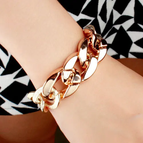 2013 модные золотые или серебряные медные браслеты-цепочки, стиль, изысканный дешевый браслет для платья