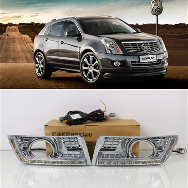 Светодиодный светильник дневного света для Cadillac SRX 2 2012 2013 2014 СВЕТОДИОДНЫЙ DRL с