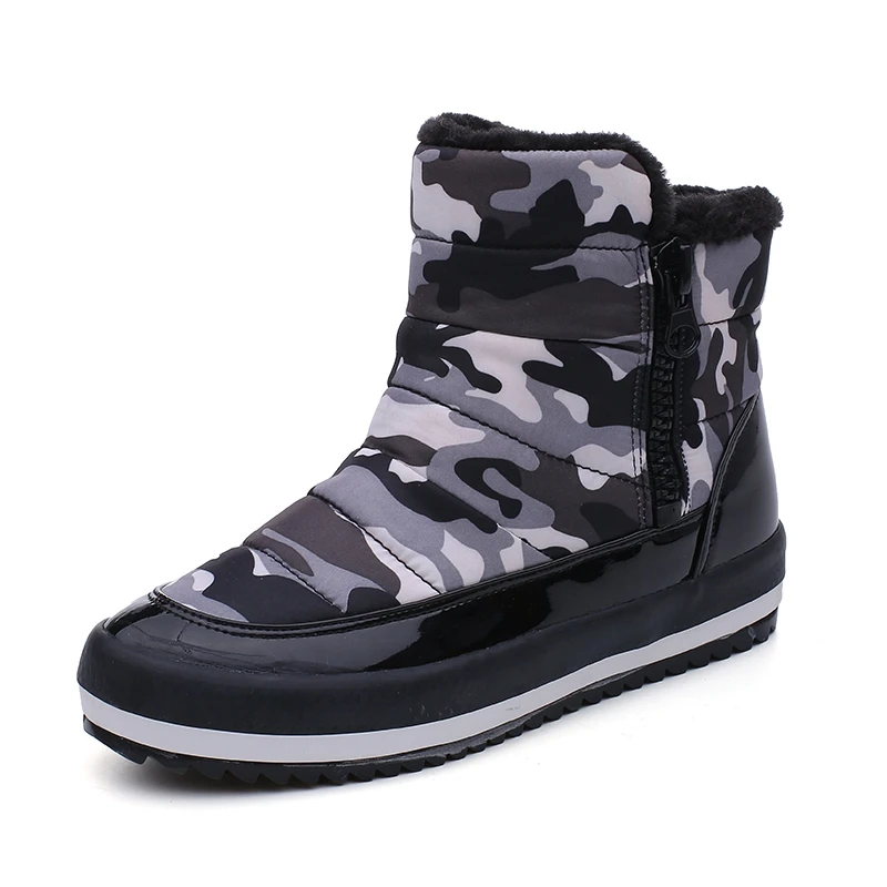 

Winter Boots Women Platform Camouflage Ankle Snow Boots Warm Fur Shoes For Woman Warm Fur Waterproof Botas Mujer Chaussure Femme