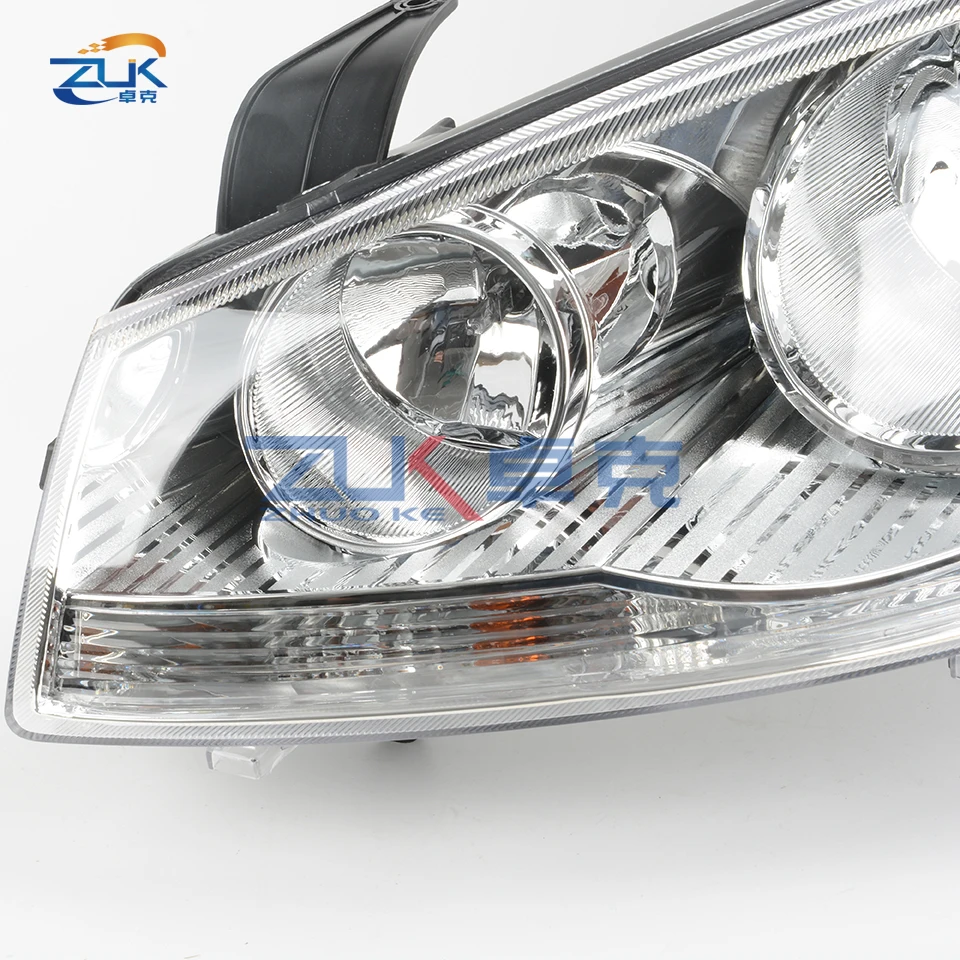ZUK 2 шт. фары головного света для Great Wall Wingle 5 евро V200 STEED налобный фонарь белый цвет база руководство/Электрический тип