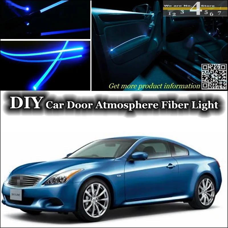 Us 26 91 21 Off Interior Ambient Light Tuning Atmosphere Fiber Optic Band Lights For Nissan Skyline Gt R Gtr R30 R31 R32 R33 R34 V35 Inside Door In