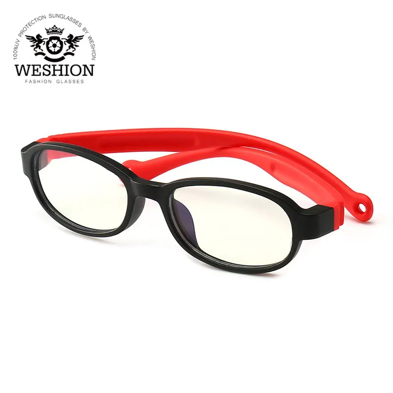 Квадратный блокировки синий свет дети очки для мальчиков и девочек с принтом в виде большие площади прозрачные оправы для очков, солнцезащитные очки Oculos, UV400