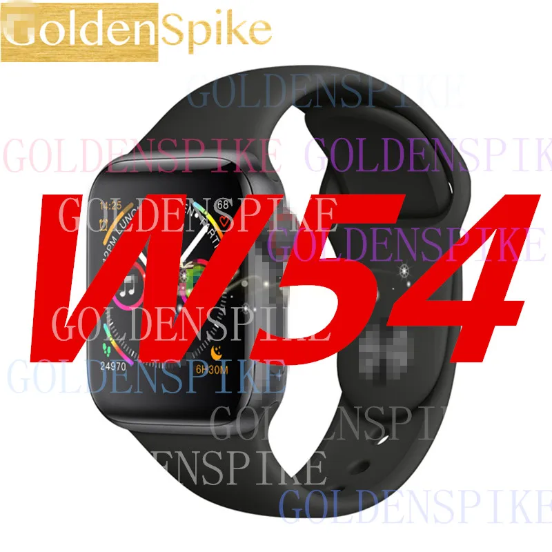 

GOLDENSPIKE W54 IWO 9 IWO 10 44mm Heart Rate Smart Watch case for apple iPhone watch Series 4 5 IWO 8 upgrade For apple watch