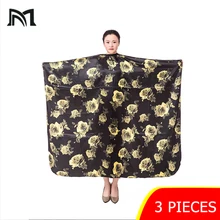 3 шт. Парикмахерская накидка s Профессиональная резка волос Водонепроницаемая Ткань Салон Парикмахерская накидка для взрослых