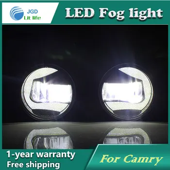 

Super White LED Daytime Running Lights For Toyota Camry 2006-2012 Drl Light Bar Parking Car Fog Lights 12V DC Head Lamp