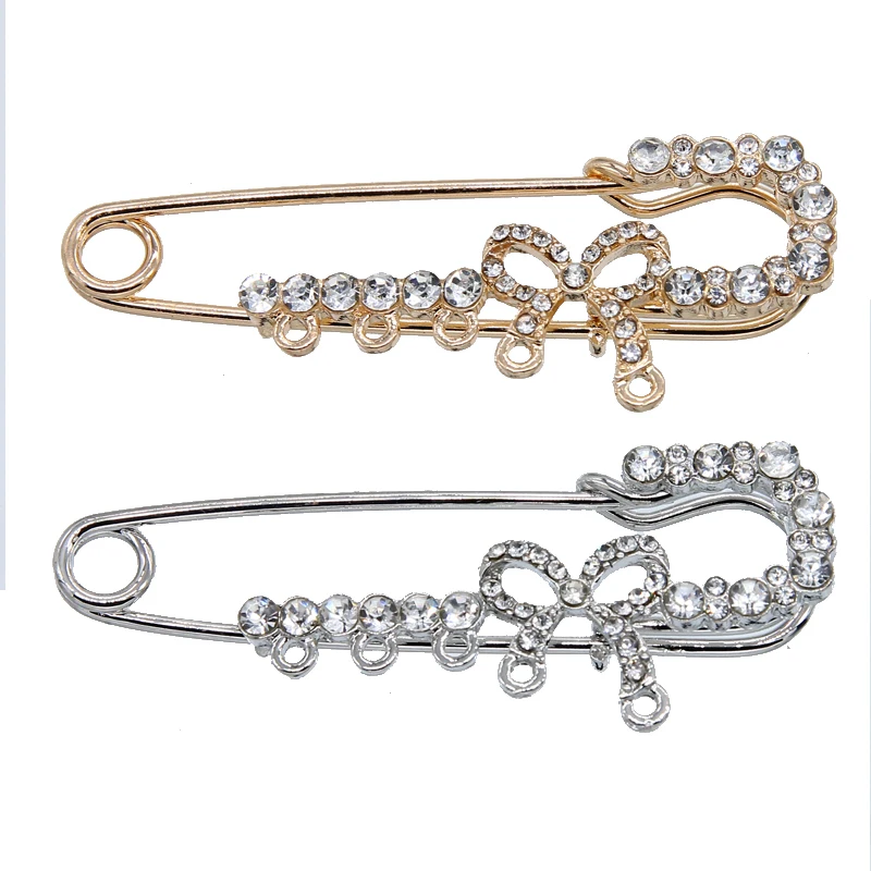 

Classic charm cute bow pin female models long brooch delicate jewelry winter hundred matching fashion style