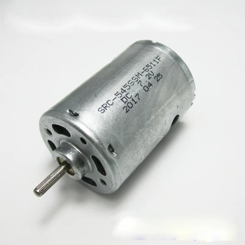 SRC-545 high power speed DC carbon brush motor DC7.2v torque small engraving machine hand drill | Обустройство дома