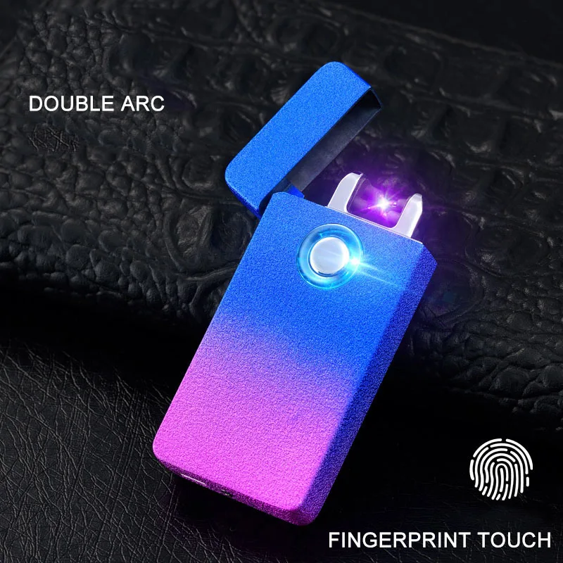 Universal USB Charging Electric Lighter For Cigarette Zinc Alloy Shell