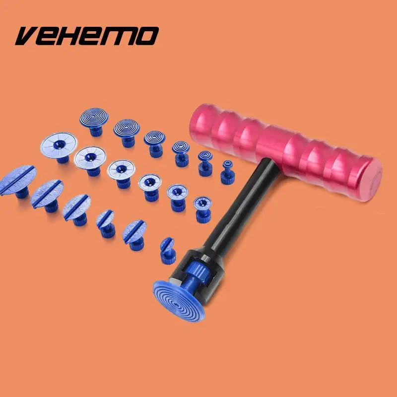

1 Set Car T-Bar Body Panel Repair Dent Puller Lifter Tool with 18 Tabs